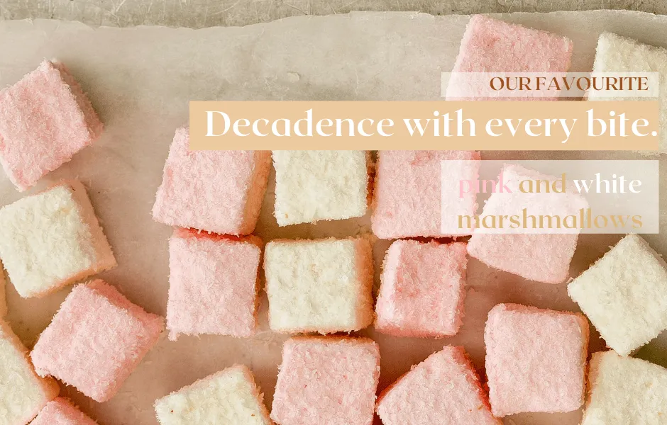 - Pink and whiite marshmallows 1 - Navinos