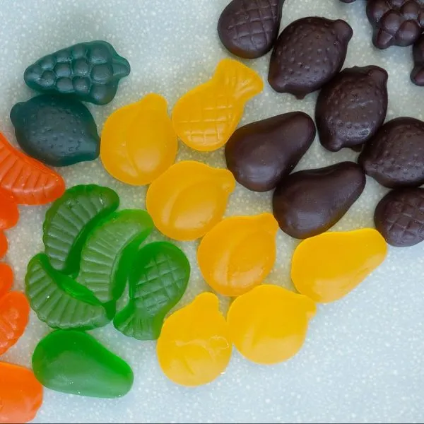 Soft fruit gums